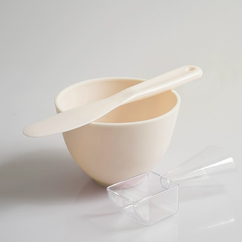 Gezichtsmasker Mengkom Set Gezichtsverzorging Gereedschap Kit Siliconen Masker Borstel Gezichtsapplicator Spatel Maatlepel Schoonheidsbenodigdheden: Reseda