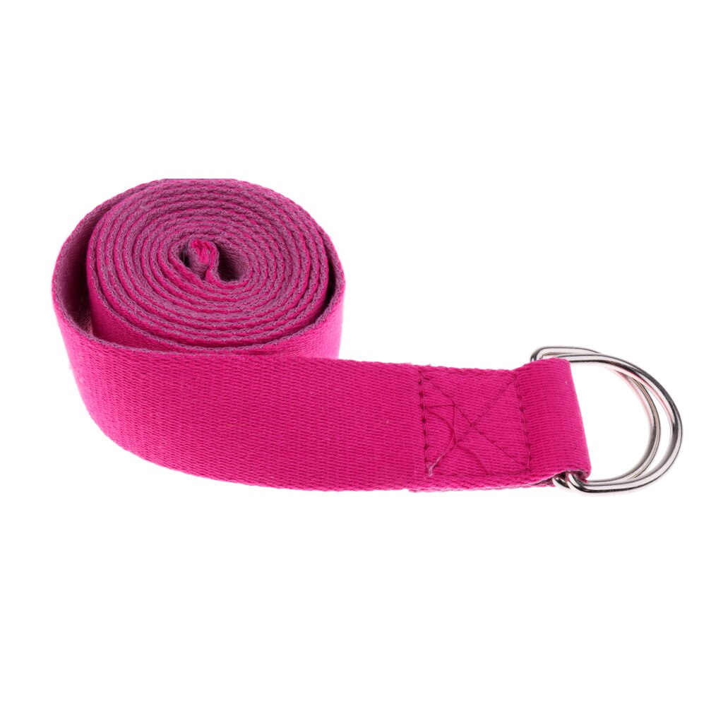 Correa de Yoga para ejercicio físico, anillo en D ajustable de 183cm para estiramiento, flexibilidad y entrenamiento físico para mujeres y hombres