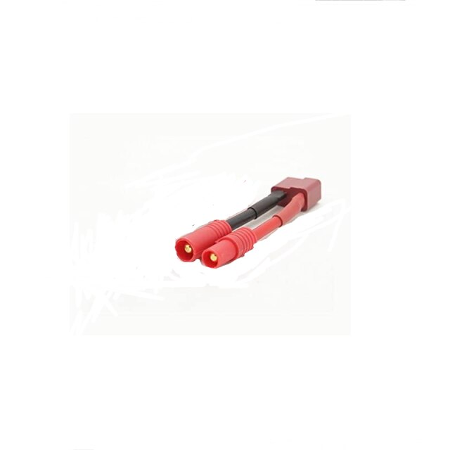 HXT – connecteur bullet vers Deans, convertisseur mâle/femelle de 3.5mm, avec câble de chargement en Silicone de 14awg/50mm, adaptateur de batterie, 1 pièce: HXT 3.5 M to Deans F