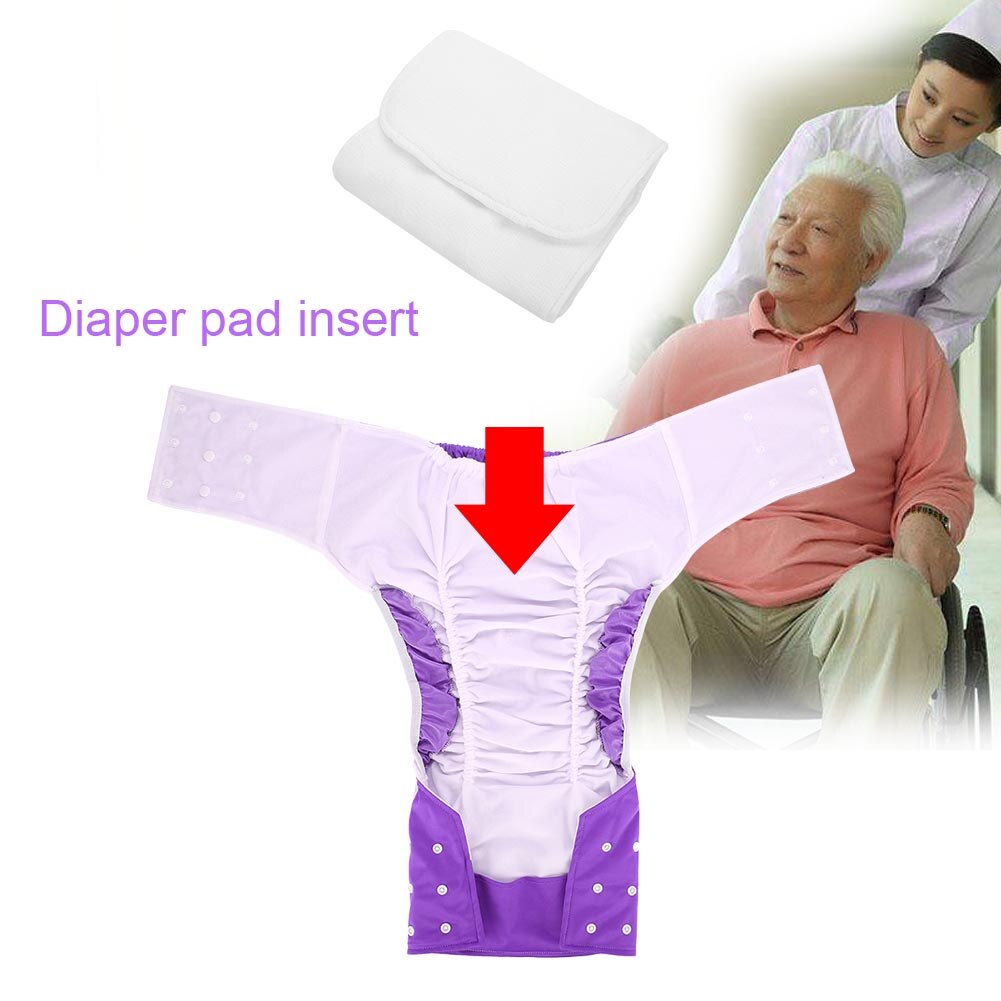 Adult Diapers Waterproof Washable Reusable Elderly Cloth Diapers Pocket Nappies Reusable Diaper Pants For Men & Women