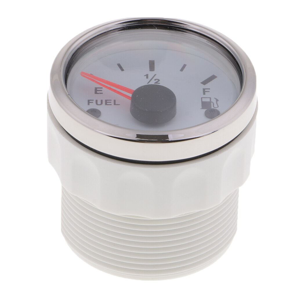 Fuel Level Sender Sending Unit,52mm 2 Inch White Digital Electrical Fuel Level Gauge