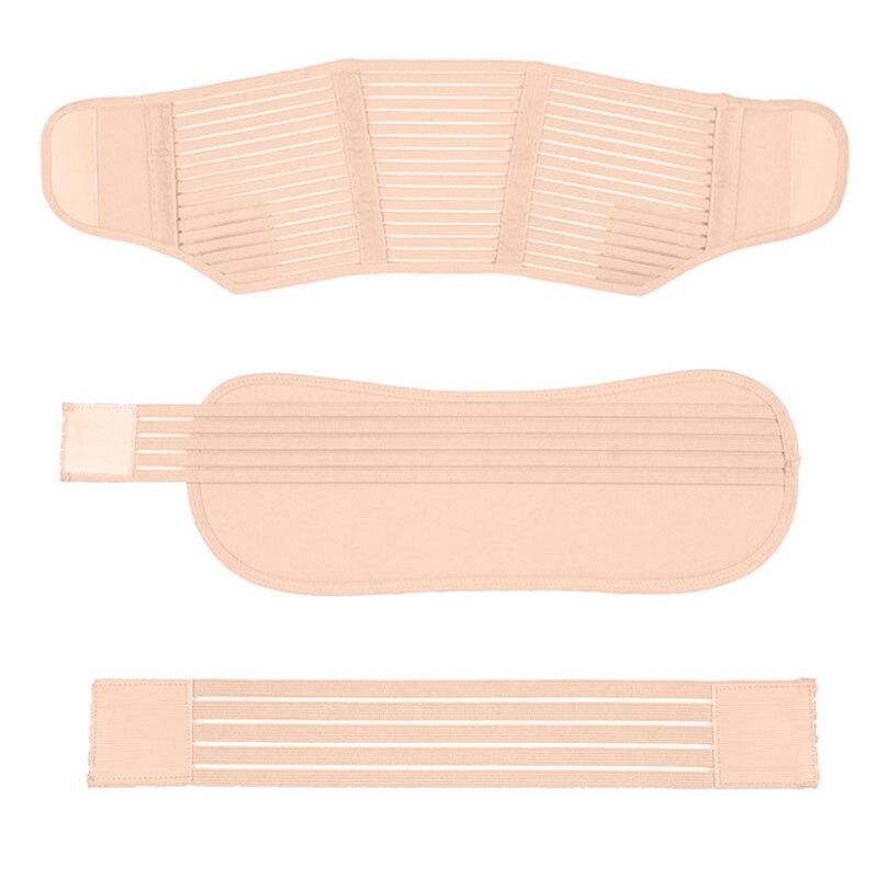 Cinturón de elevación de estómago Prenatal para mujeres embarazadas, cinturón elástico cómodo, transpirable posparto, pélvico, ajustable: Nude / XXL