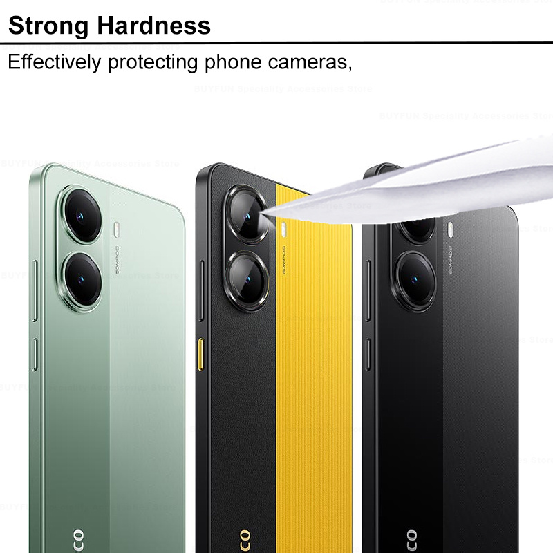 Aluminum Alloy Camera Glass For Xiaomi Poco X7 Pro Metal Ring Lens Protector Cover Pocox7Pro Poxo Little Poco X 7 Pro 7Pro 5G