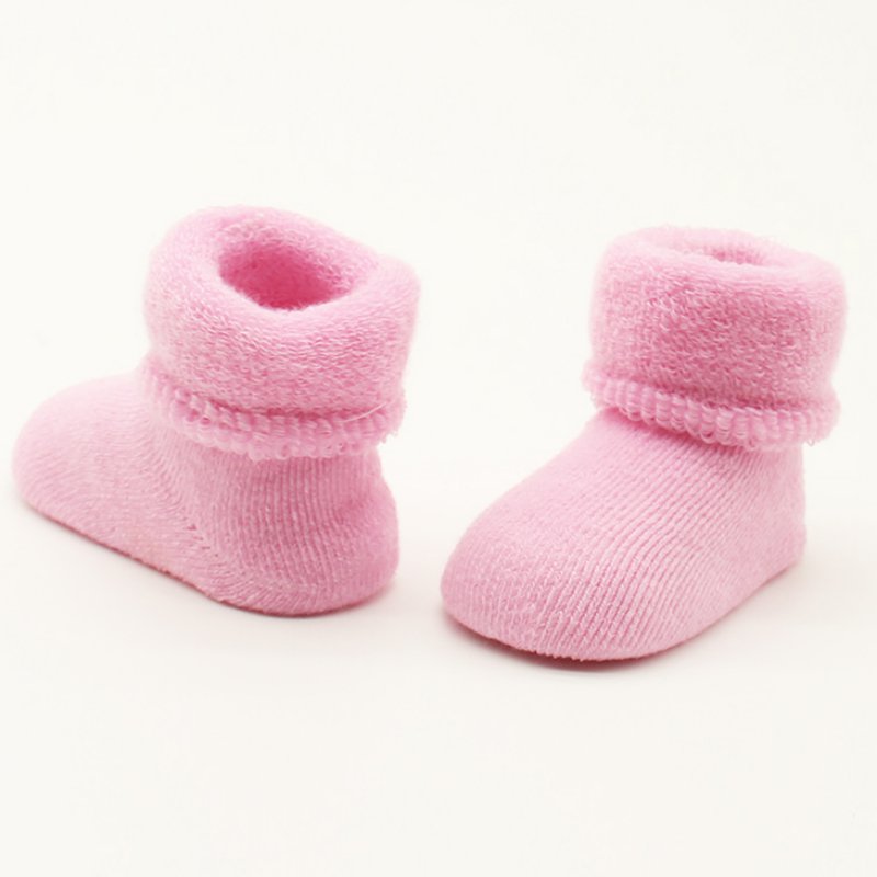 Bobora Baby Sock 0-2Y Baby Girls Boys Newborn Infant Winter Warm Boots Soft Cotton Socks Booties