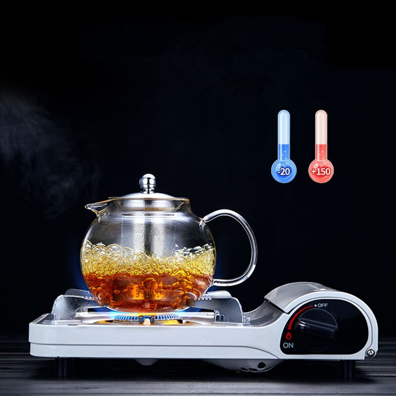 Glass-Teapot-Set-Loose-Leaf-Tea-Pot-Good-Kettles-Clear-Cup-with-Strainer-Infuser-and-Lid Glass Stainless Steel