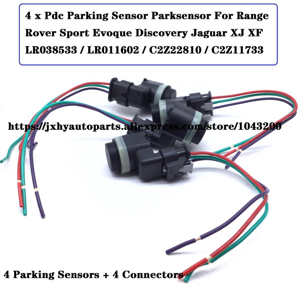 Pdc Parking Sensor Parksensor Plug Voor Range Rover Sport Evoque Discovery Jaguar Xj Xf LR038533 / LR011602/C2Z22810/c2Z11733: 4 set