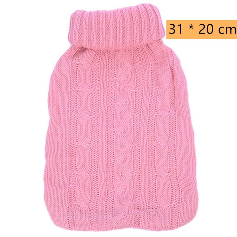 240/550ML Silicone Winter Bottle For Water Hand Warmer Student Microwave Heated Explosion-Proof Water Bottle Bag With Cover: 02 bag cover