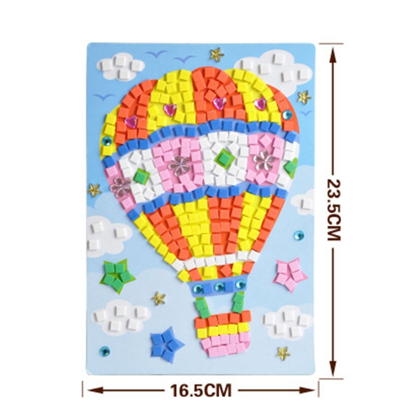 12 stili Possono Essere Scelgono Lotto 3D Mosaici Di Puzzle Creativo Sticker Gioco Animali di Trasporto Arti Del Mestiere per I Bambini Giocattolo Educativo giocattolo: Type 11