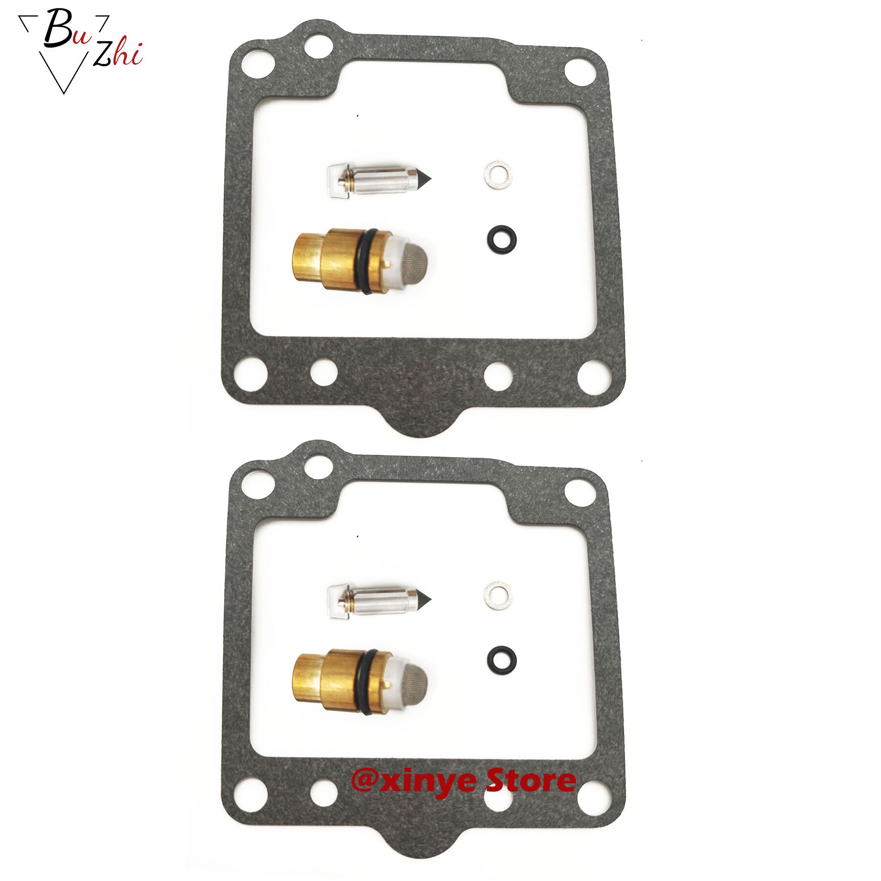 Carburetor repair kit floating needle gasket for yamaha XS400 1980-1982 XS 400 XS 400 SR250SE 3Y8 3TH5 SR 250 SR250 SE: 2sets