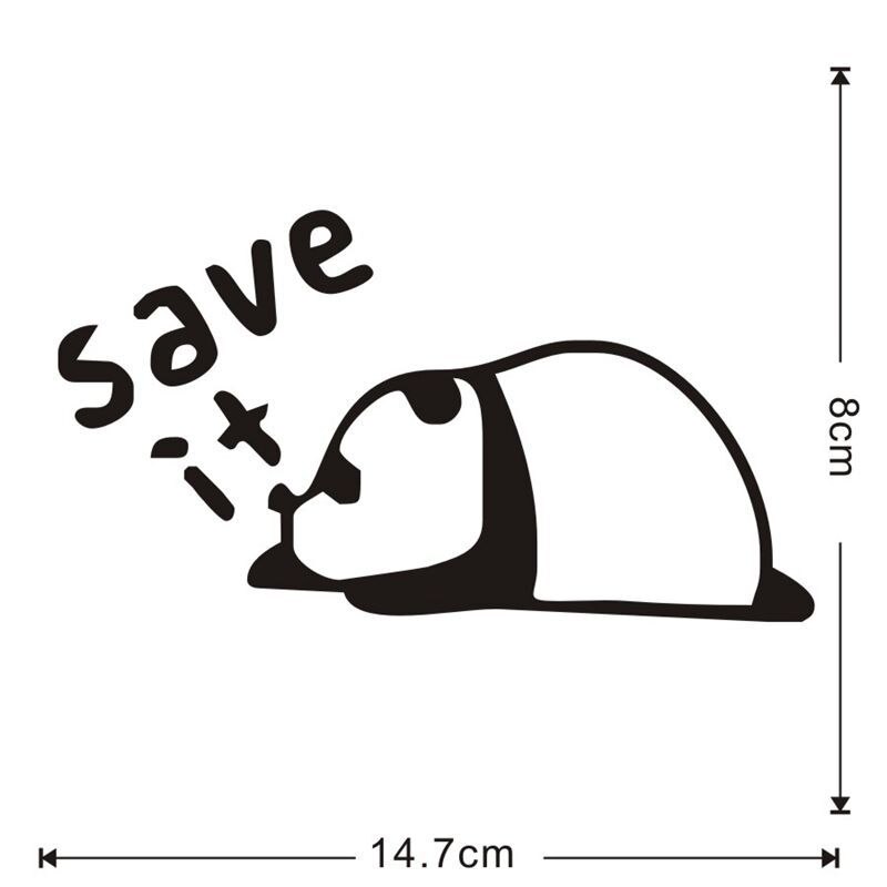 Funny Hungry Cat See The Fish Switch Phone Wall Stickers For Kids Rooms Diy Home Decoration Cartoon Animals Wall Decals#0616: 07