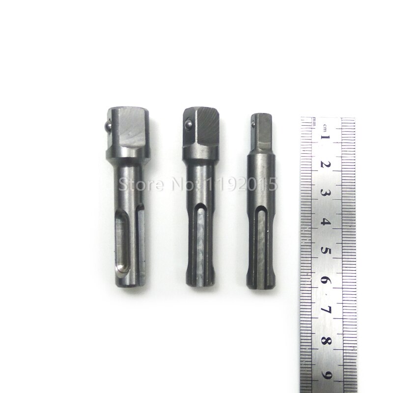 ZtDpLsd-adaptateur de mèche électrique Sds Plus, tournevis de douille, perceuse et mèche de 1/4 "3/8", 1/2 ", adaptateur de prise en acier au Chrome et au Vanadium