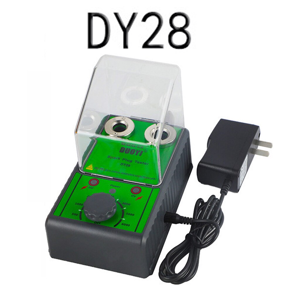 Duoyi DY28 Dual Gat Auto Bougie Testerlgnition Plug Analyzer Gereedschap Voor 12V Benzine Voertuigen Benzine Auto Ontsteking Testers