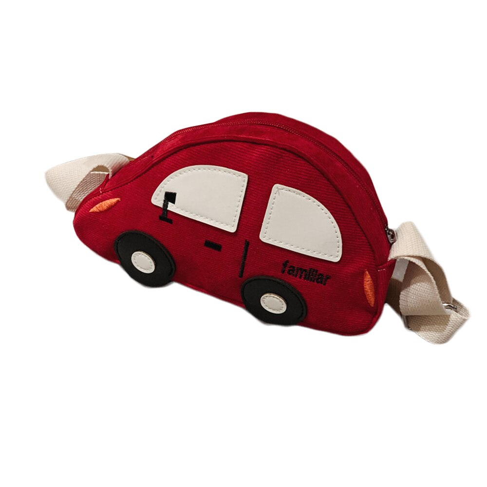 3d crianças mini bolsas forma do carro sacos de ombro crossbody pacotes bolsas do bebê miúdo mochila para o menino da menina: Red