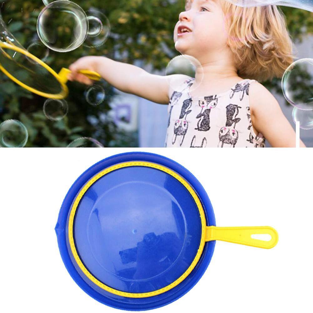 Outdoor Large Round Plate Bubble Machine Blowing Tools Soap Bubbles Maker Toys Outdoor Activity Party Playing Blowing Bubble Toy