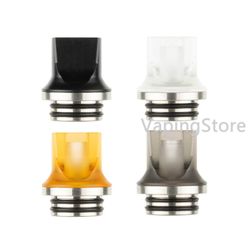 Delrin SS 810 Flat Drip Connector Tip Polished Adaptor Odan Tank/Odan Mini Tank/Skrr S/NRG Tank/Hellvape Destiny RTA Mouthpiece