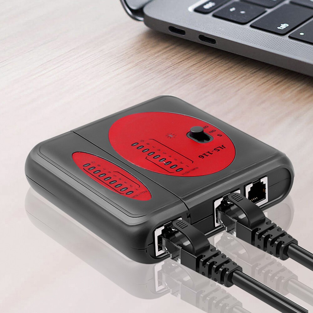 60V 120V Network Cable Tester RJ45 RJ11 Cat5 Cat6 LAN Cable Tester Networking Wire Telephone Line Detector Tracker Tool kit
