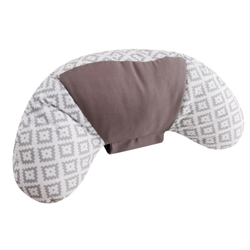 Barn bil pute styling nakke nakkestøtte pute baby bil bilbelter pute barn skulder sikkerhetsreim beskyttelsesputer støtte: Grå
