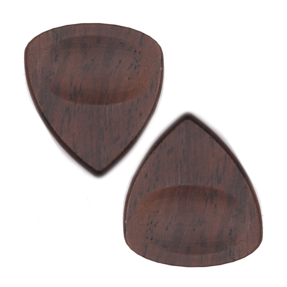 Guitar Picks Iron Pick Box Holder Collector with 4pcs Different Wood Picks Mediator for Guitar Accessories & Parts guitar tool: Style7 Black Padauk