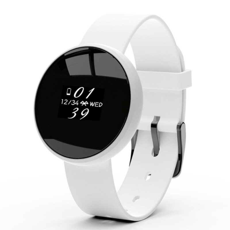 SKMEI B16 Smartwatch - Women's, Call Reminder, Sleep Tracker, Fitness Tracker, Round Display: White