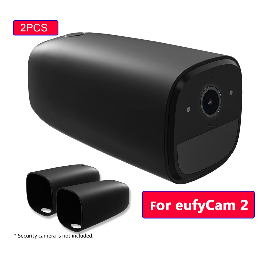 2 stk silikone beskyttelsesdæksler til eufycam eufy -2c eufy -2 eufy-e anti-ridse kamera beskyttelsesdæksel, der giver sikkerhedskamera