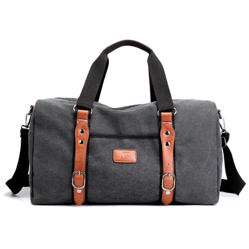 Bolso de mano deportivo para hombre, bolsa de viaje neutral para actividades al aire libre: Color negro