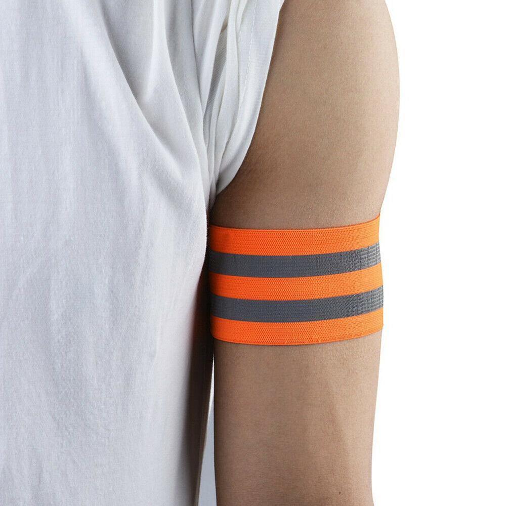 Reflective Armband Elasticated Armband Sport Ankle Safety Walking Jogging Leg Straps Biking Reflective Running Tape For Nig J3Y9
