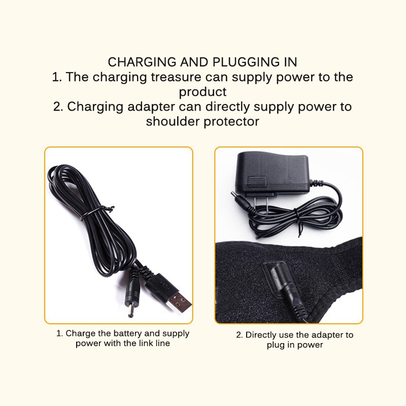 Heat Therapy Shoulder Brace Adjustable Shoulder Heating Pad for Frozen