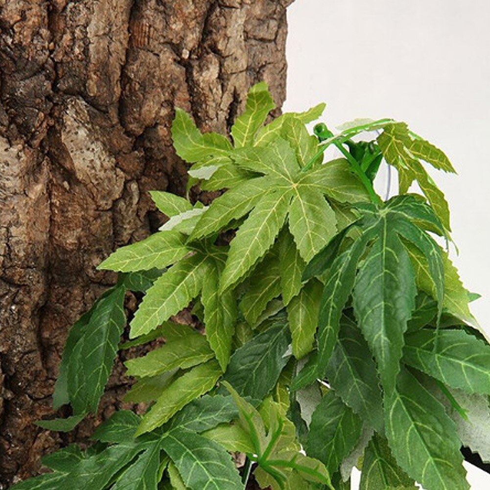 11.81 " Wall Hanging Vine Decoration Bamboo Leaves Reptile Plants Rattan Plants Artificial Foliage Garden Decor, Multi-choice
