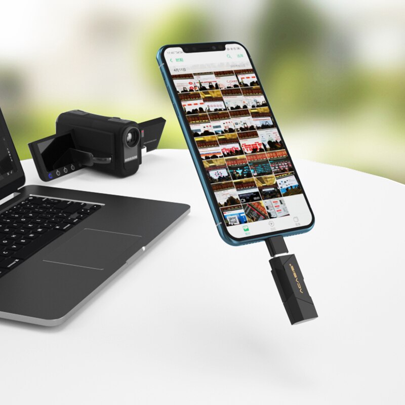 Acasis UFS Kartenleser USB 3,1 Typ C zu UFS Mini SD TF Adapter Speicher Karte Clever Leser für Handy, Mobiltelefon Laptop Zubehör