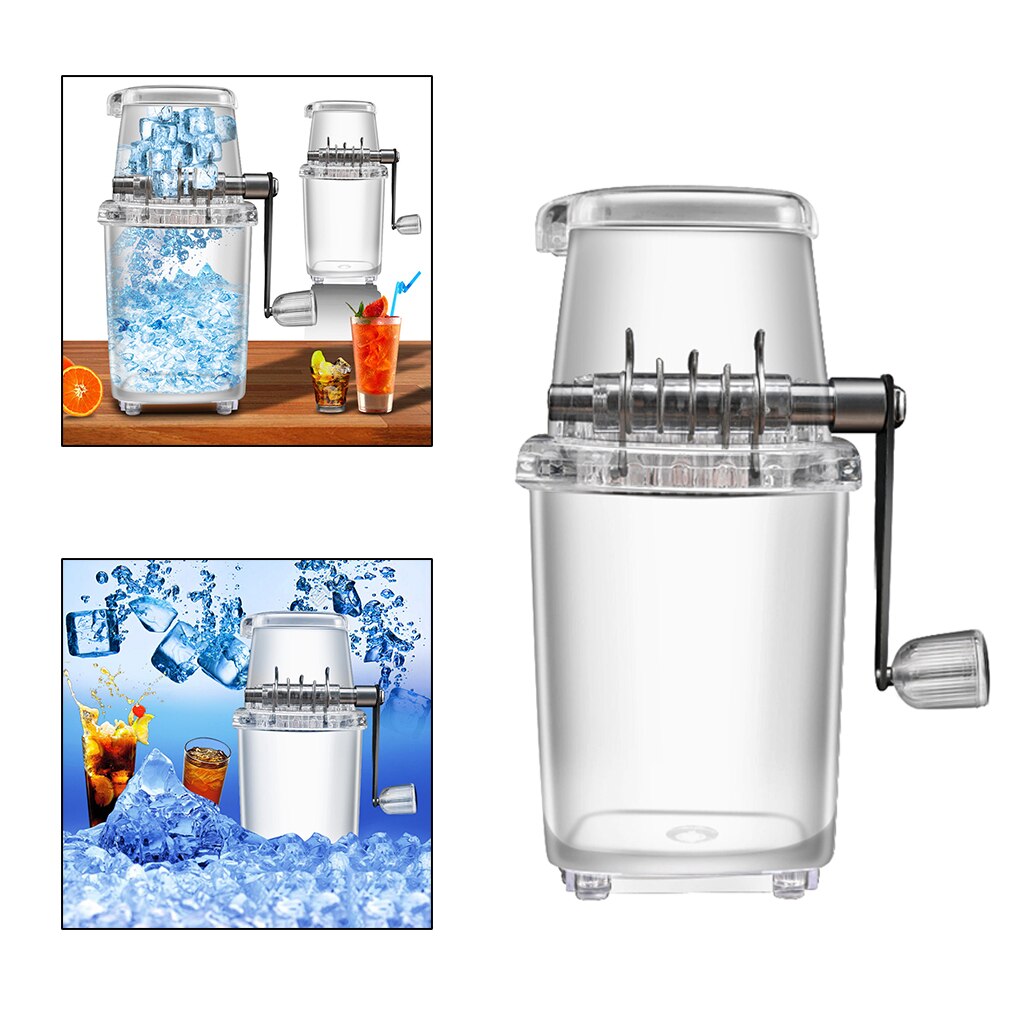 Manual Ice Crusher Shaver Mini Home Ice Breaker BPA Free for Home Party