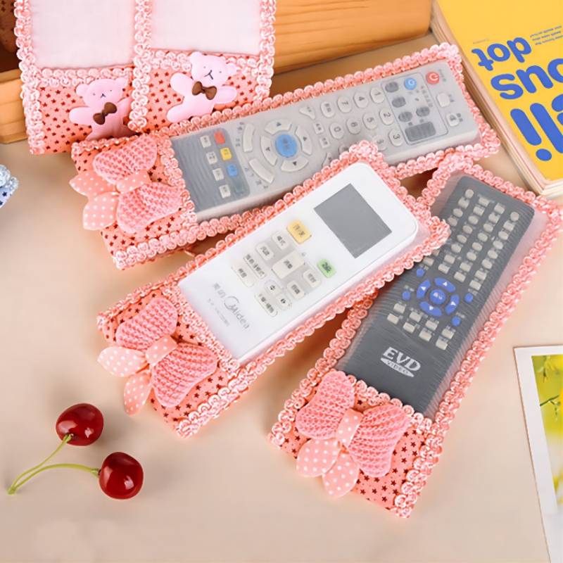 Stofkap Beer Stof Kant Tv Airconditioning Afstandsbediening Deksel Boog Knoop Beschermhoes Afstandsbediening Tas