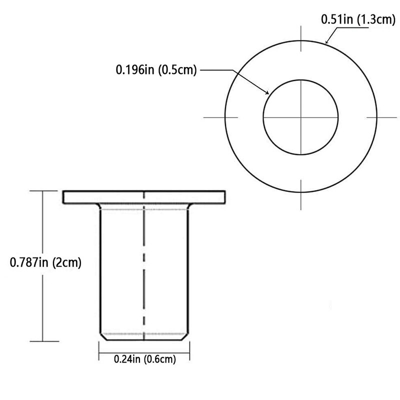20 stk rustfrit stål beskyttelses ærmer beskyttende ærmer gennemføringskit til 1/8 tommer wire reb kabelrækværk, diy balustrade  t316