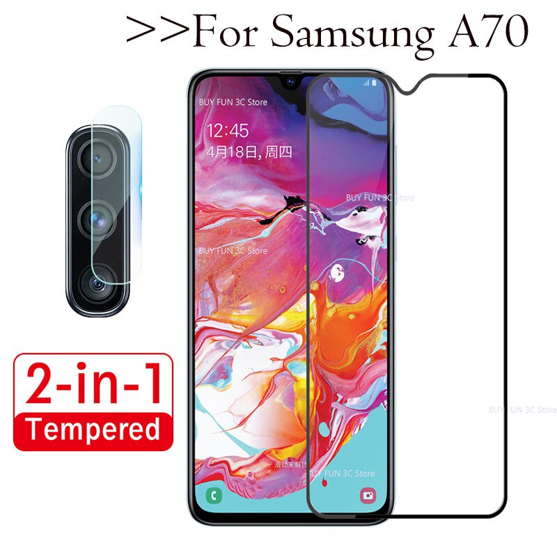 Verre trempé pour Samsung Galaxy A70 protecteur d'écran verre de protection sur pour Samsung A70 SM-A705F/DS A7050 a 70 70a film