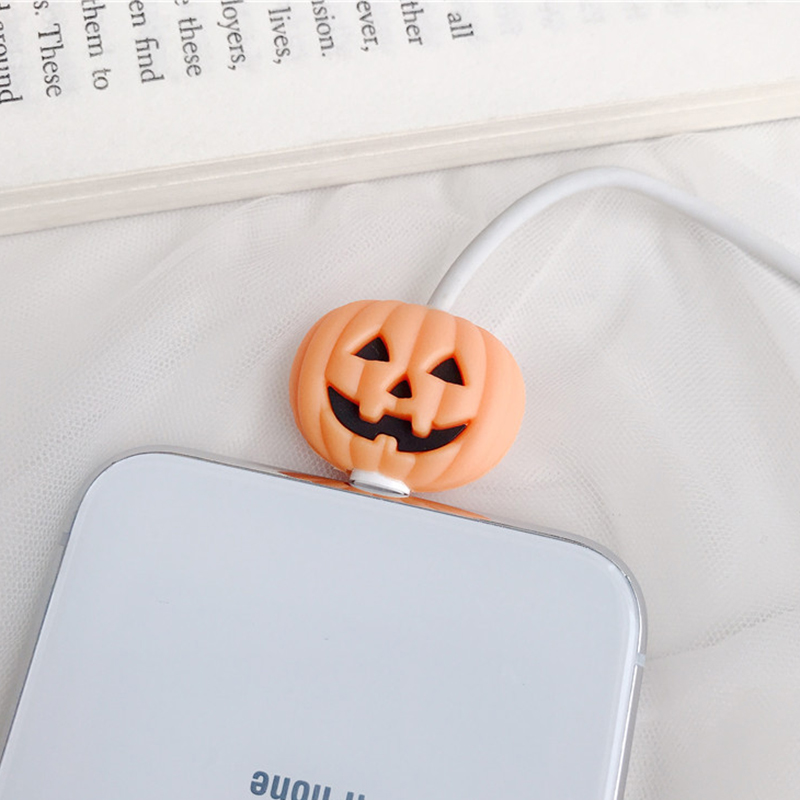 Cartoon Cable Protector Cute Charger Protector Cable Winder Organizer Data Line Protective Cover For: Multicolour