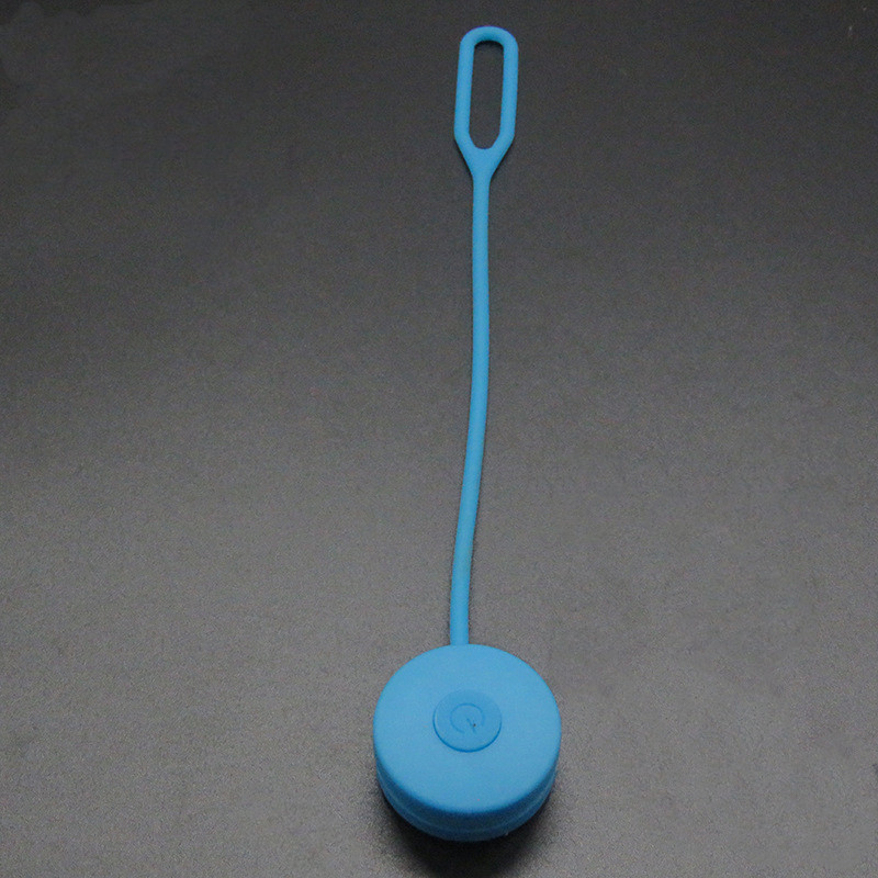 Mini lumière de vélo pour sac à dos en Silicone populaire, pour la conduite de nuit, voyant d'avertissement de vélo facile, feu arrière LED pour la sécurité du cyclisme: YELLOW