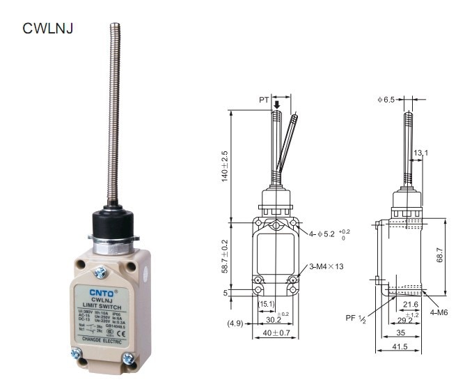 2 teile/los Top Original CNTD CWLNJ Wobble Arm Begrenzen Schalter/Micro Schalter, Starke aluminium gegossen außenschale