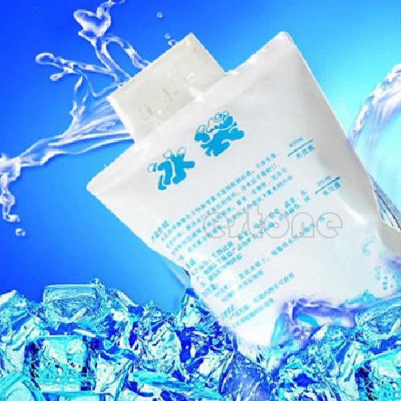 Enfriador reutilizable, paquete de agua de Gel de hielo, bolsa de hielo, compresa fría, novedad