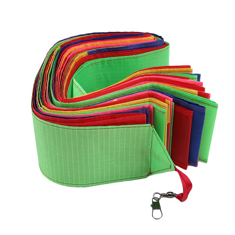 10 meter regenboog vliegerstaart voor deltavlieger stuntvlieger kindervlieger accessoires speelgoed kleurrijk kinderspeelgoed buitensporten
