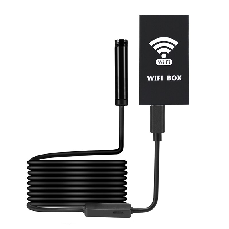 TISHRIC 8MM Wifi Endoscope Camera for Mobile Inspection Camera 1200P Endoscope for Cars/Smartphone/Android Borescope Camera: Default Title