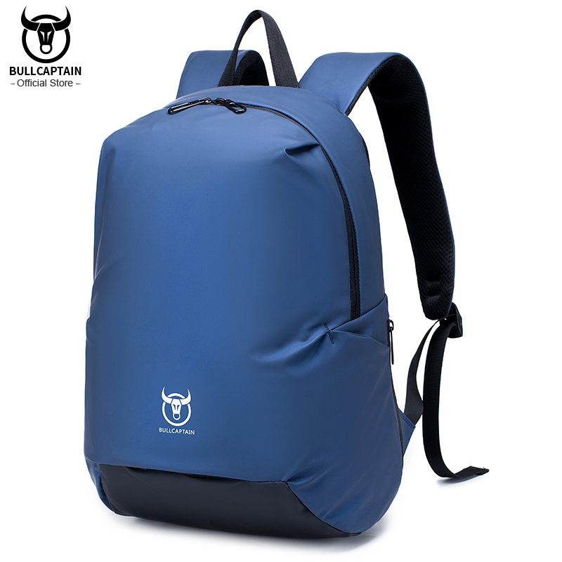 Bullcaptain Mannen Mode Rugzak 15.6-In ''Laptop Rugzak Mannelijke Anti-Diefstal Waterdichte School Rugzak Man Business reistas: Blauw