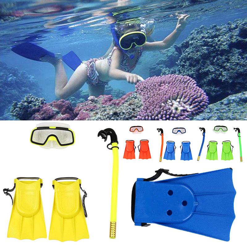 Snorkling sæt svømning svømning dykning beskyttelsesbriller maske udstyr børn