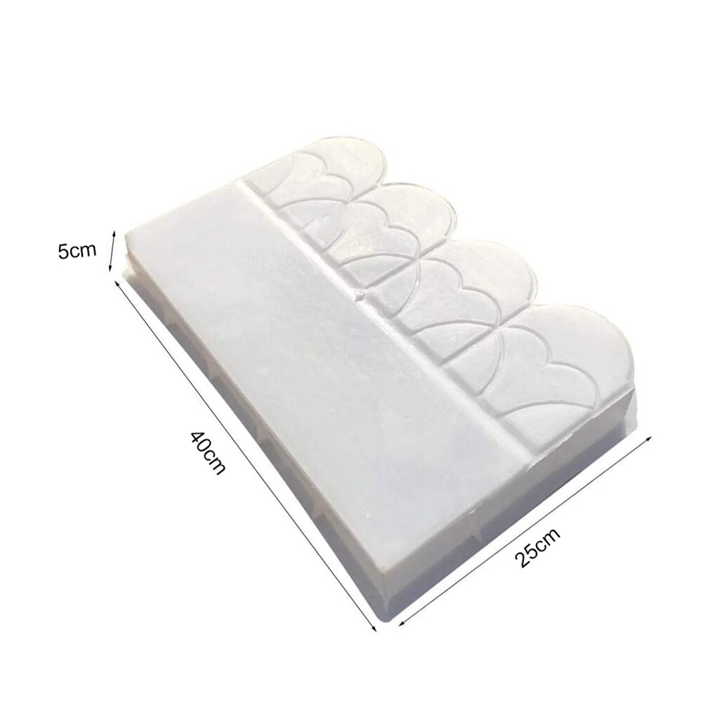 Plastic Parking Lot Garden Yard Villa Fence Concrete Cement Tiles Paving Road Plastic Mold Decoration