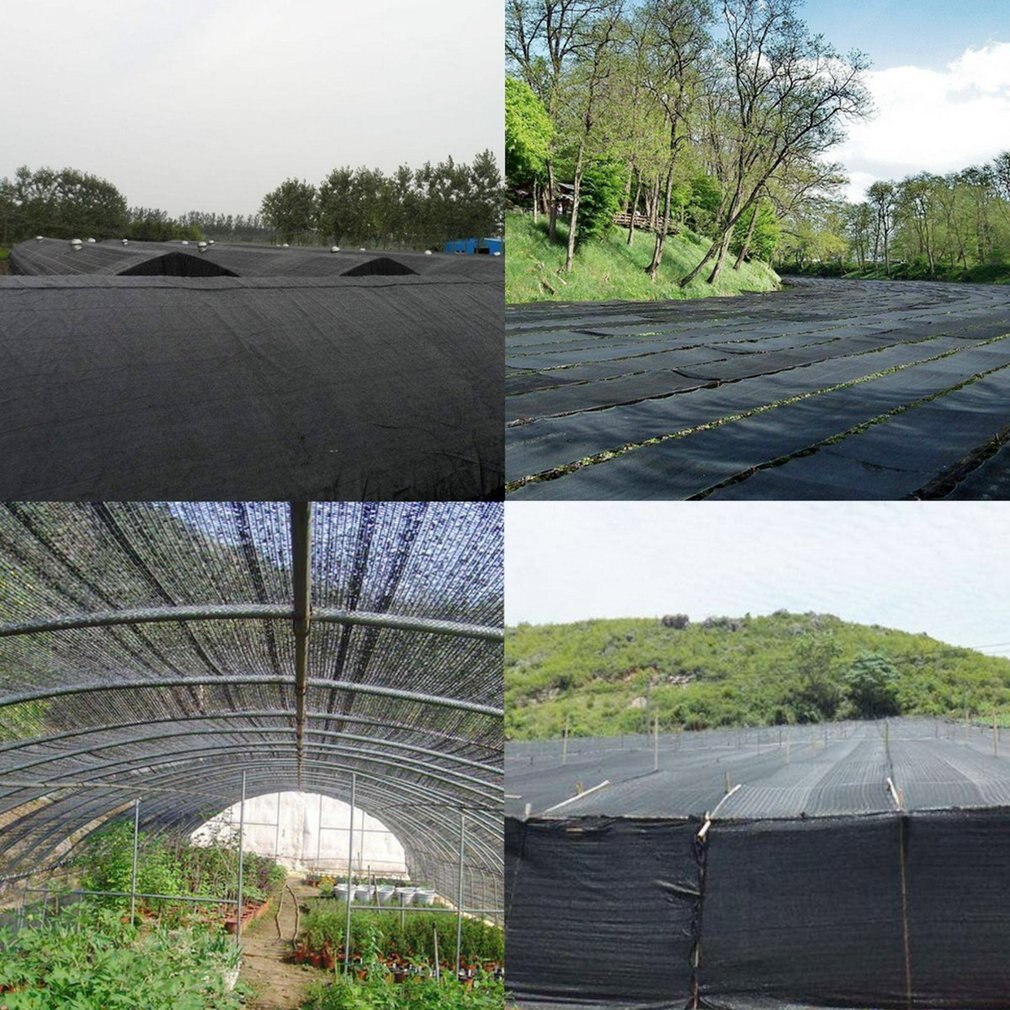 50% Sunblock Shade Cloth UV Resistant Fabric Greenhouse Plant Cover Garden Garage Sun Shade Cloth Mesh Shade