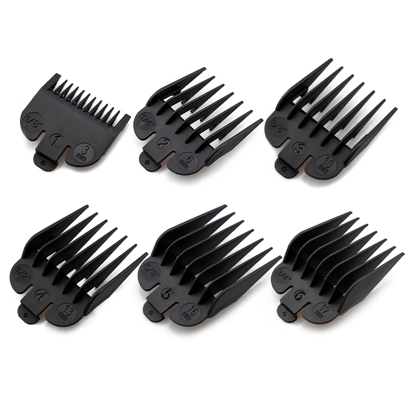8pcs/Set Universal Hair Clipper Limit Comb Guide Attachment Size Barber Replacement Hair Styling Tools Accessories