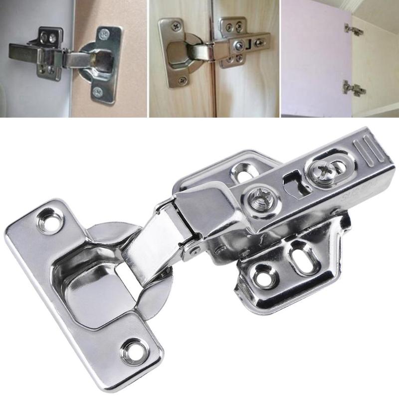 Slow Closure Kitchen Cabinet Hinges Jewelry Box Cupboard Door Hinge Furniture Buffer Hardware with Tungsten Steel Spring