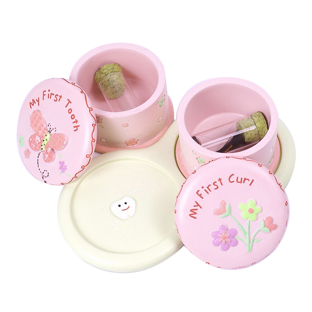 Cute Child Tooth Box Baby First Tooth And Curl Keepsake Boxes Kids Teeth Fairy Holder For Boy Or Girl Kids Keepsakes #10