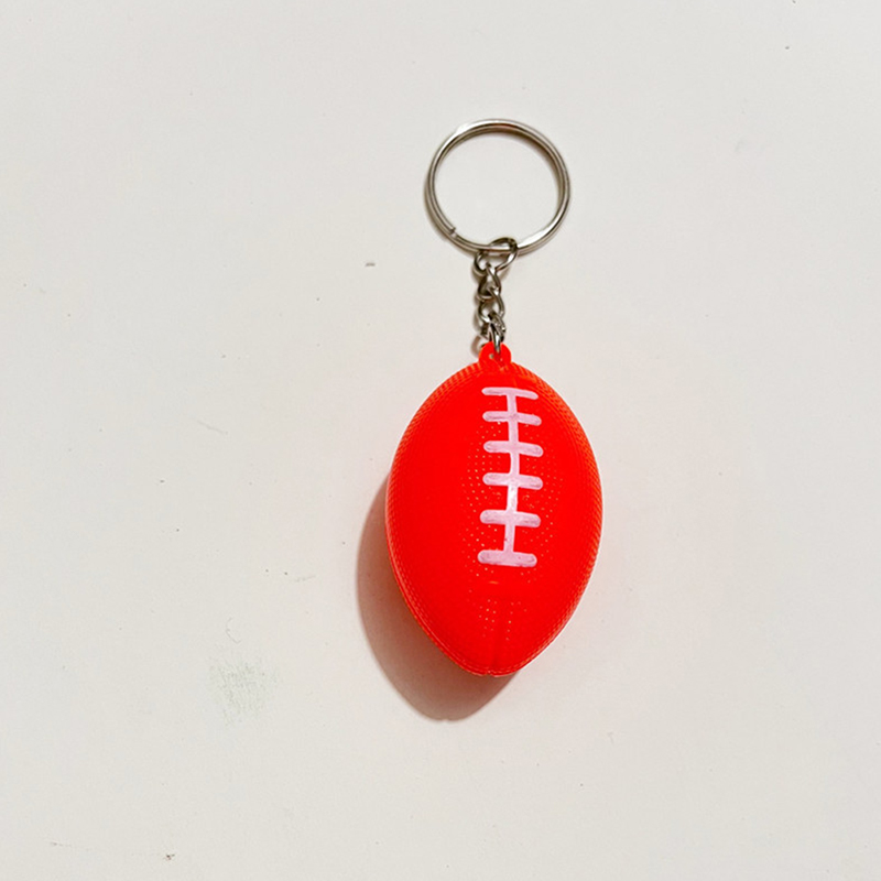 Rugby Sleutelhanger Speler Cadeau Auto Sleutelhanger Rugby Fan Sleutelhanger 4 Kleuren Sportaccessoires |/1 Stuks Rugby Accessoires: Bordeaux