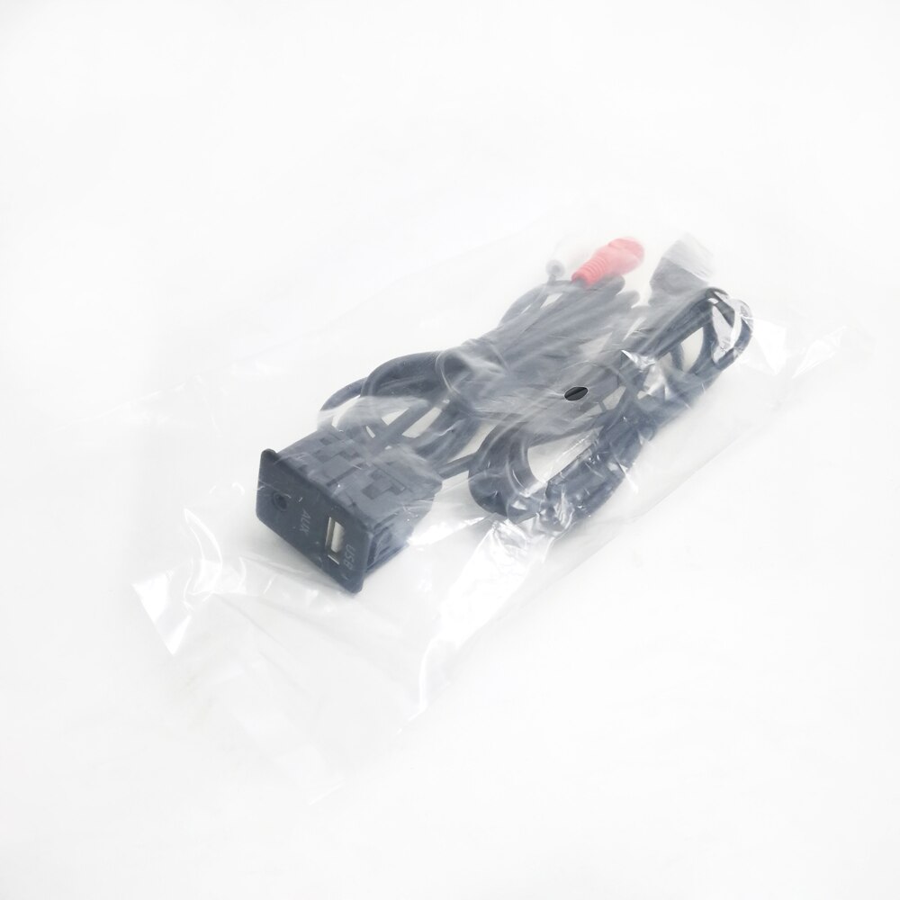 Biurlink 150CM/100CM DIY Extend Adapter Car Extension RCA USB Adapter USB/AUX Panel for Toyota Mitsubishi Nissan