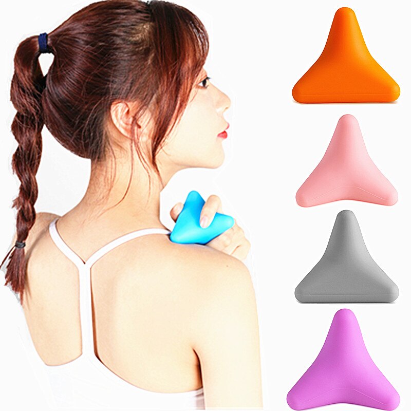 Silizium Massage Kegel Solide Ball Psoas Muskel Freisetzung Brust Wirbelsäule Zurück Nacken Schulterblatt Fuß Yoga Dreieckige Entspannen Gerät