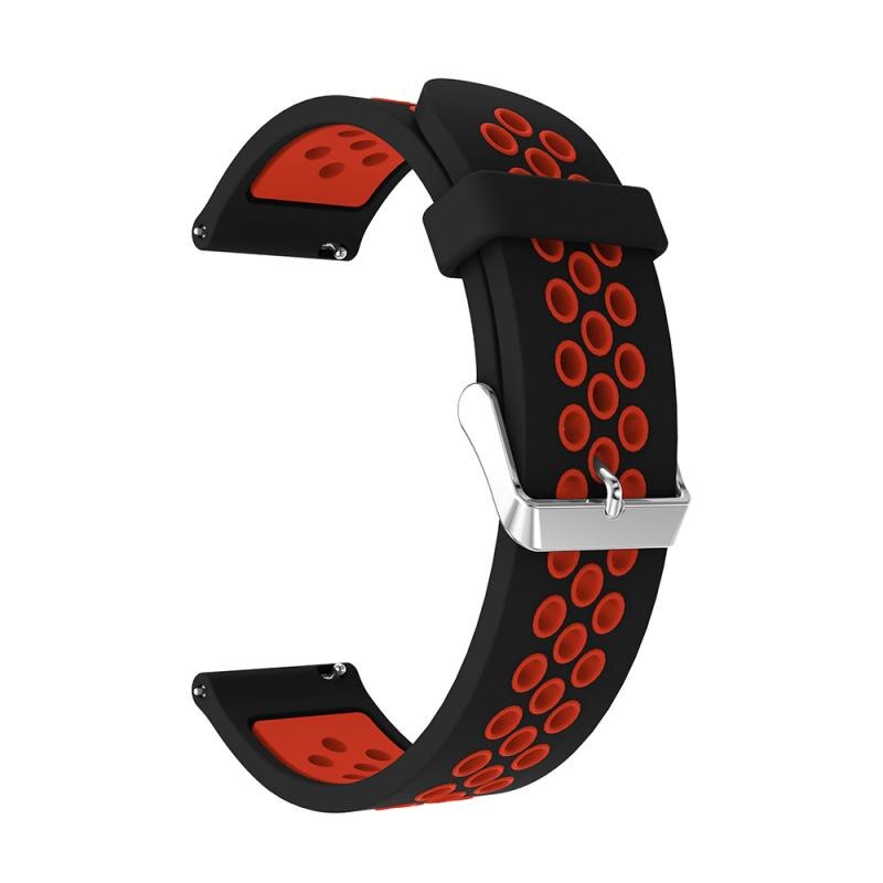 Geeignet für Huawei HUAWEI Uhr GT/GT2 Metall Schnalle Doppel Farbe Runde See Silikon Band Clever Uhr Gürtel Uhr zubehör: B 22mm